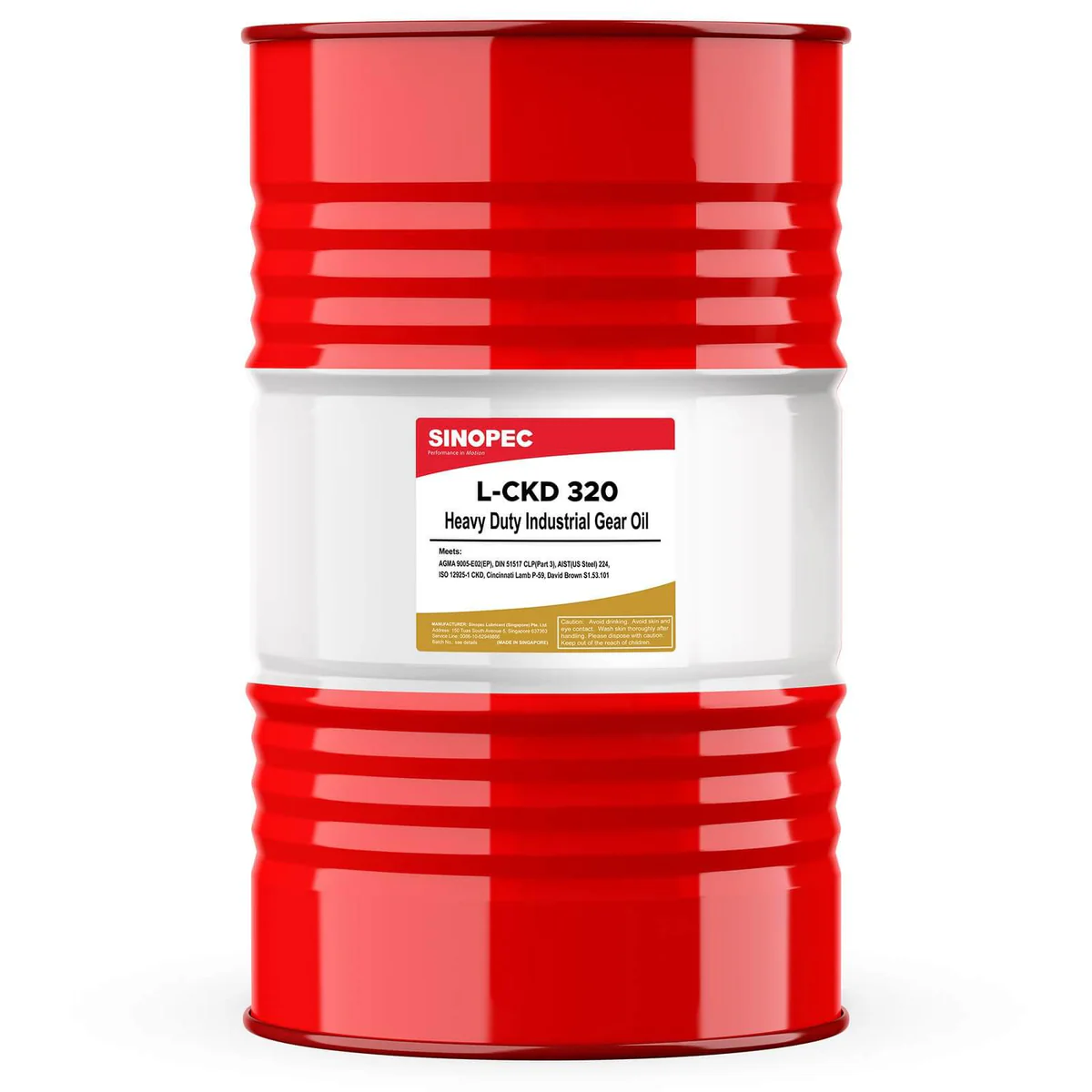 SINOPEC L-CKD 320 Heavy Duty Industrial Gear Oil 200L