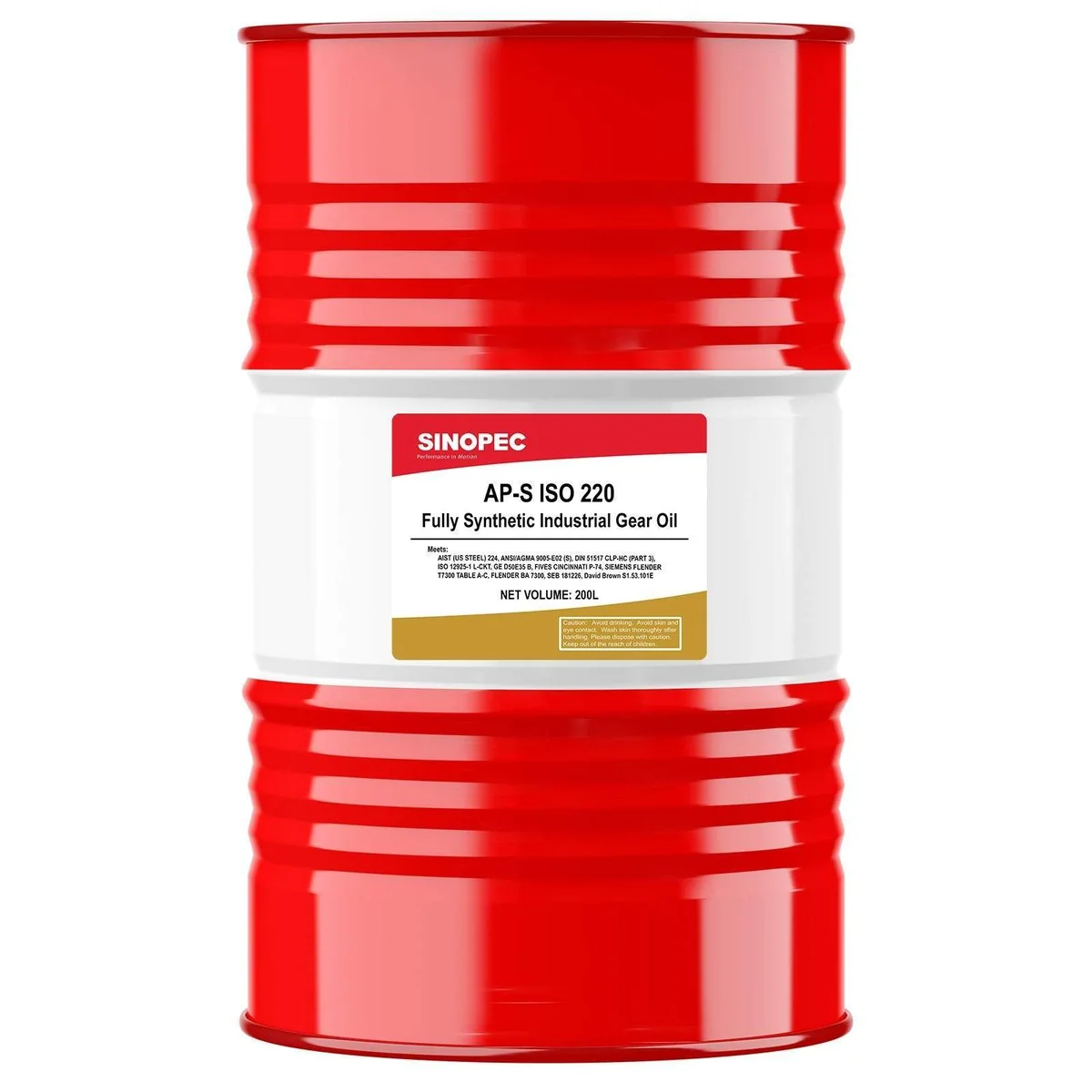 SINOPEC AP-S 220 Industrial Gear Oil 200L