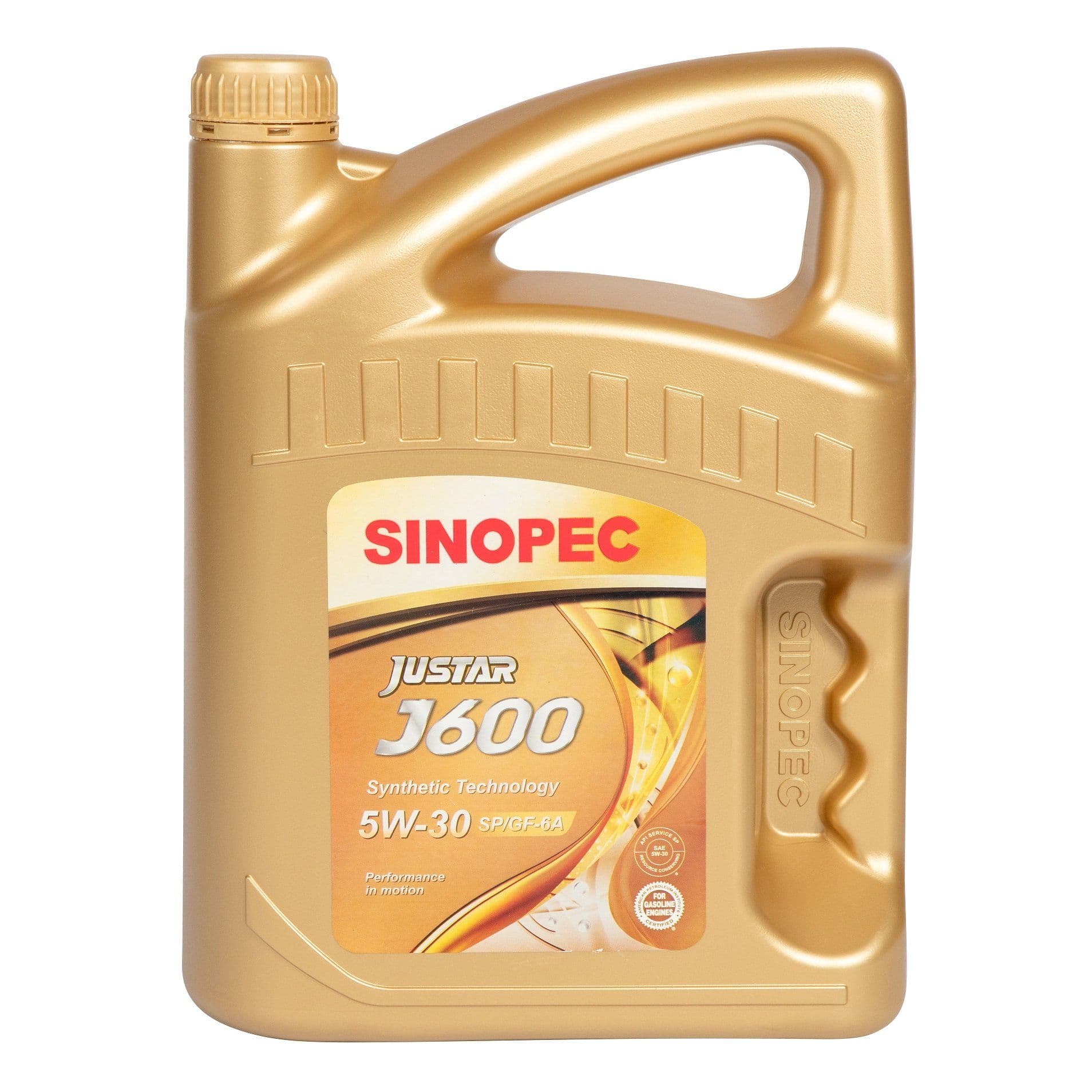SINOPEC JUSTAR J600 SP/GF-6A 5W-30 4L