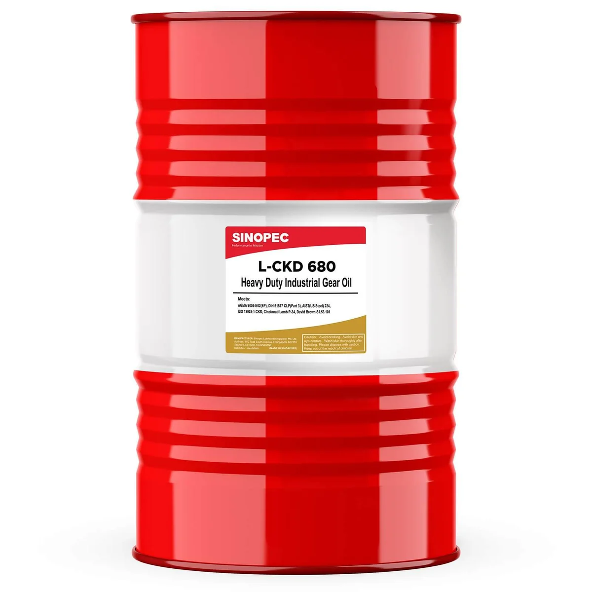 SINOPEC L-CKD 680 Heavy Duty Industrial Gear Oil 200L